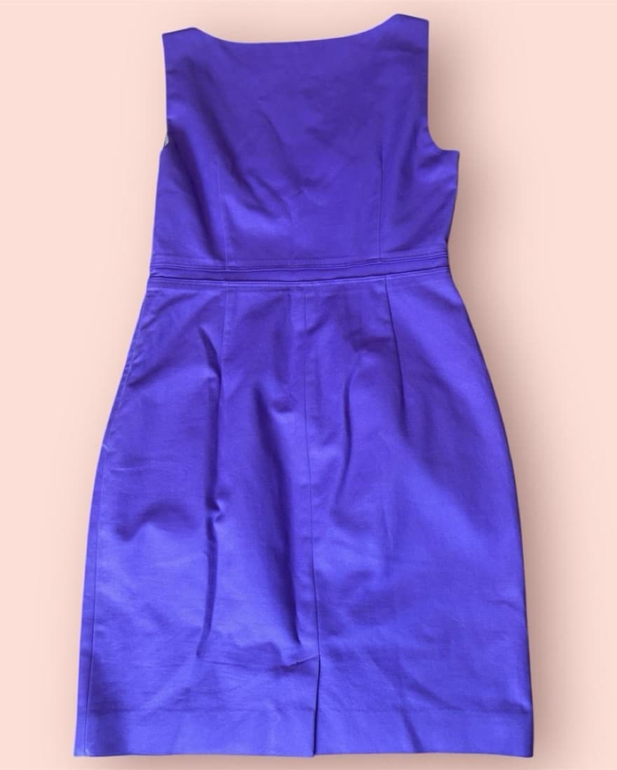 ELIE TAHARI 90S DRESS LIGHT PURPLE  - Image 3