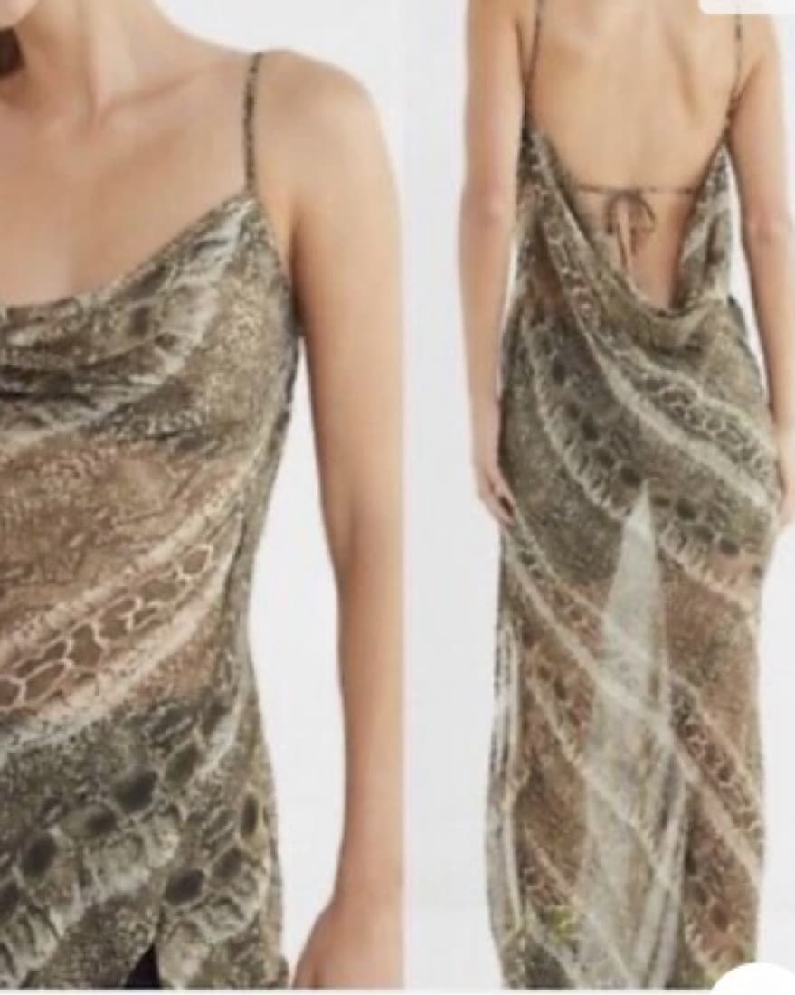 I.AM.GIA Zeta Maxi Dress In Snake Print - Image 2