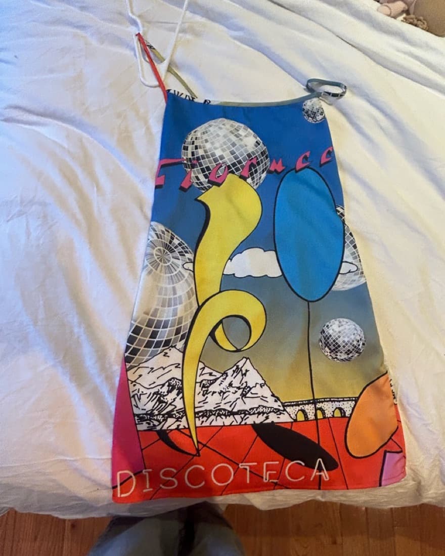 Revolve Fiorucci Disco Ball Slip Dress - Image 1