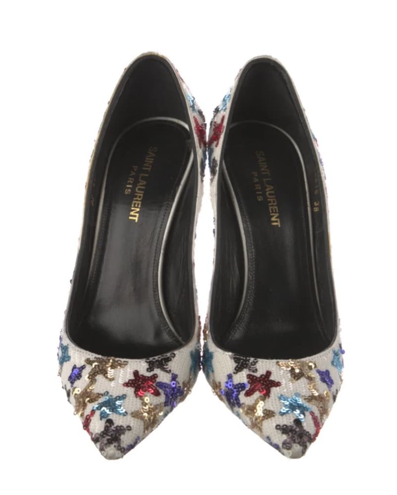 YSL Sequin Palace Pumps - Image 2