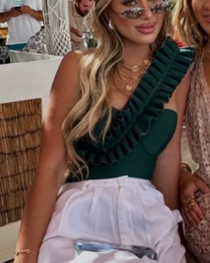 Andrea Iyamah - Ruffle 1 Piece Swimsuit - Image 3