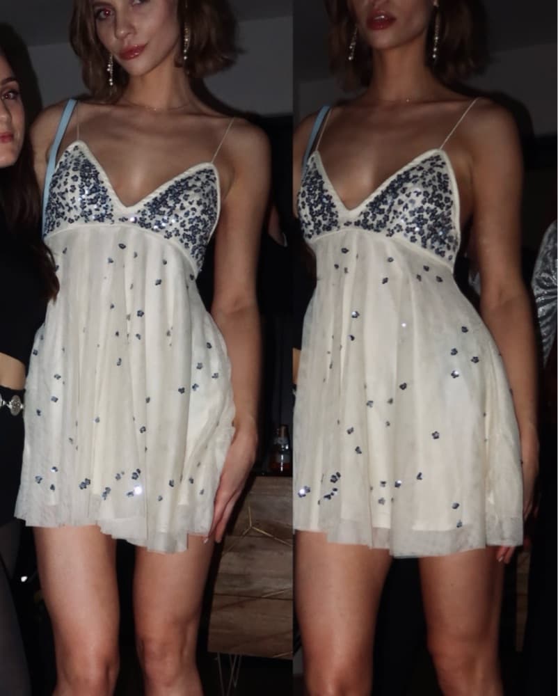 Free People Noel Shine Dress - Image 3