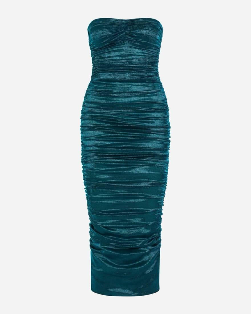 Dolce & Gabanna Strapless Midi Dress - Image 1