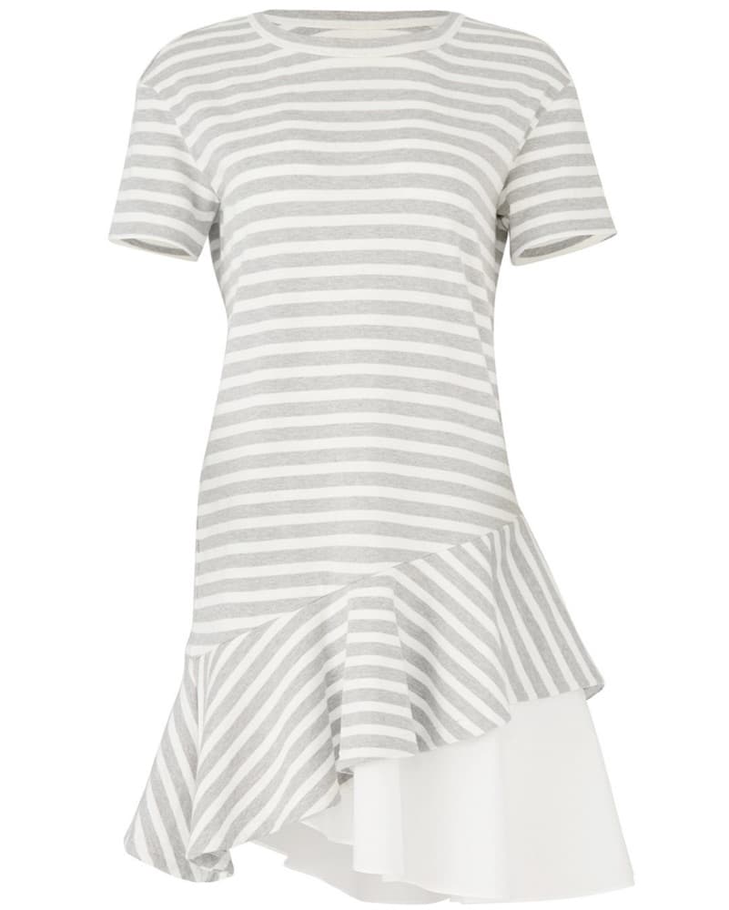 Kinley Striped Ruffle Hem Dress - Image 2