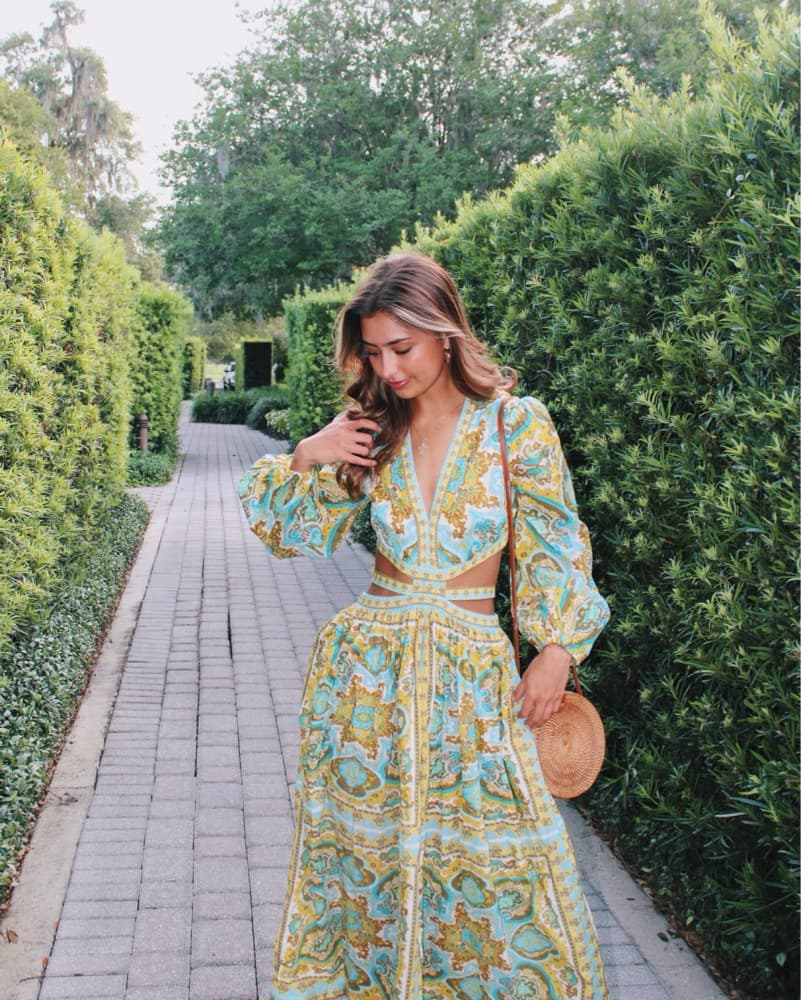 Zimmermann Halcyon cutout paisley midi d - Image 4