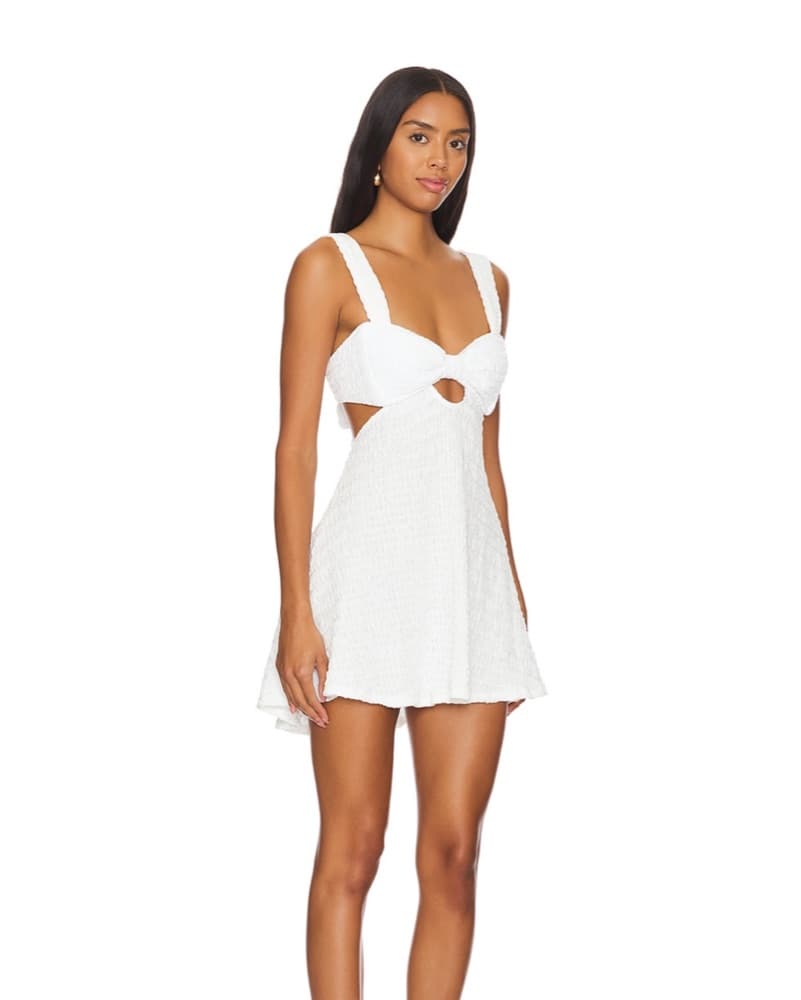 Ribbon Strap Devin Short Dress - Image 2