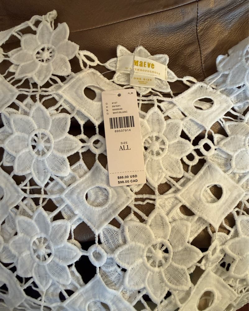 Anthropologie Maeve Floral Top Cover Up - Image 3