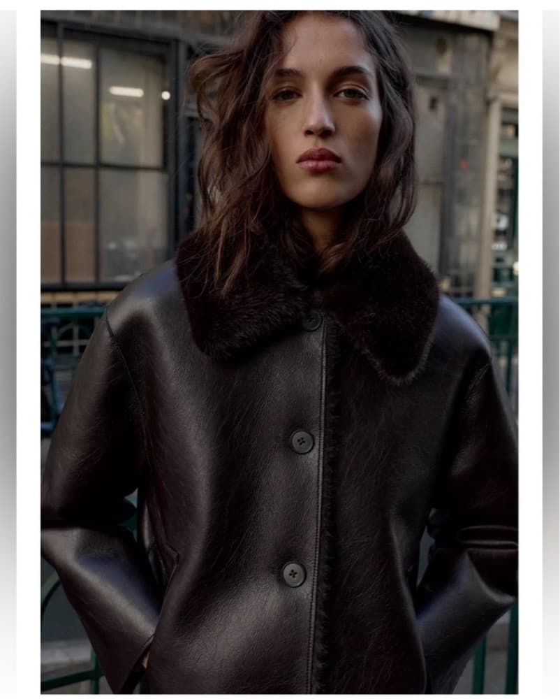 Zara Reversible Fur Jacket - Image 3