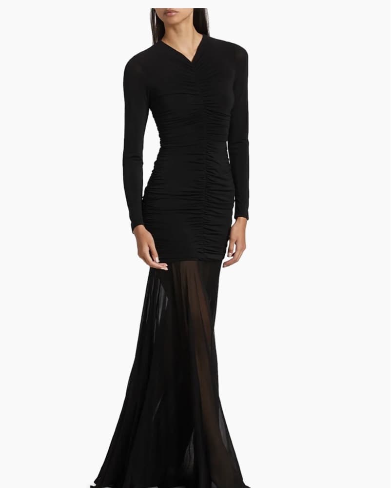 ALC Fawn Ruched Maxi Dress - Image 2