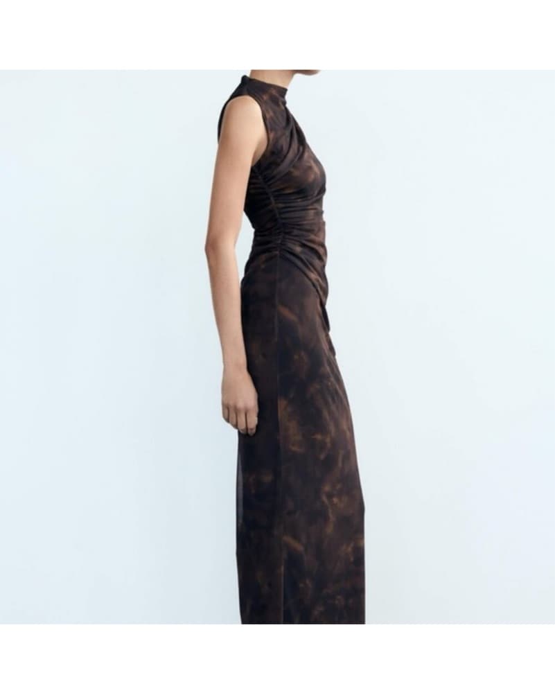 Stunning Mocha Maxi Dress - Image 3