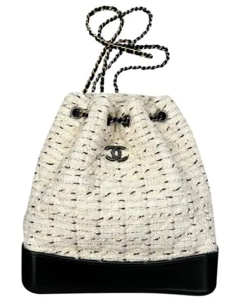 Chanel Gabrielle Tweed Backpack - Image 2