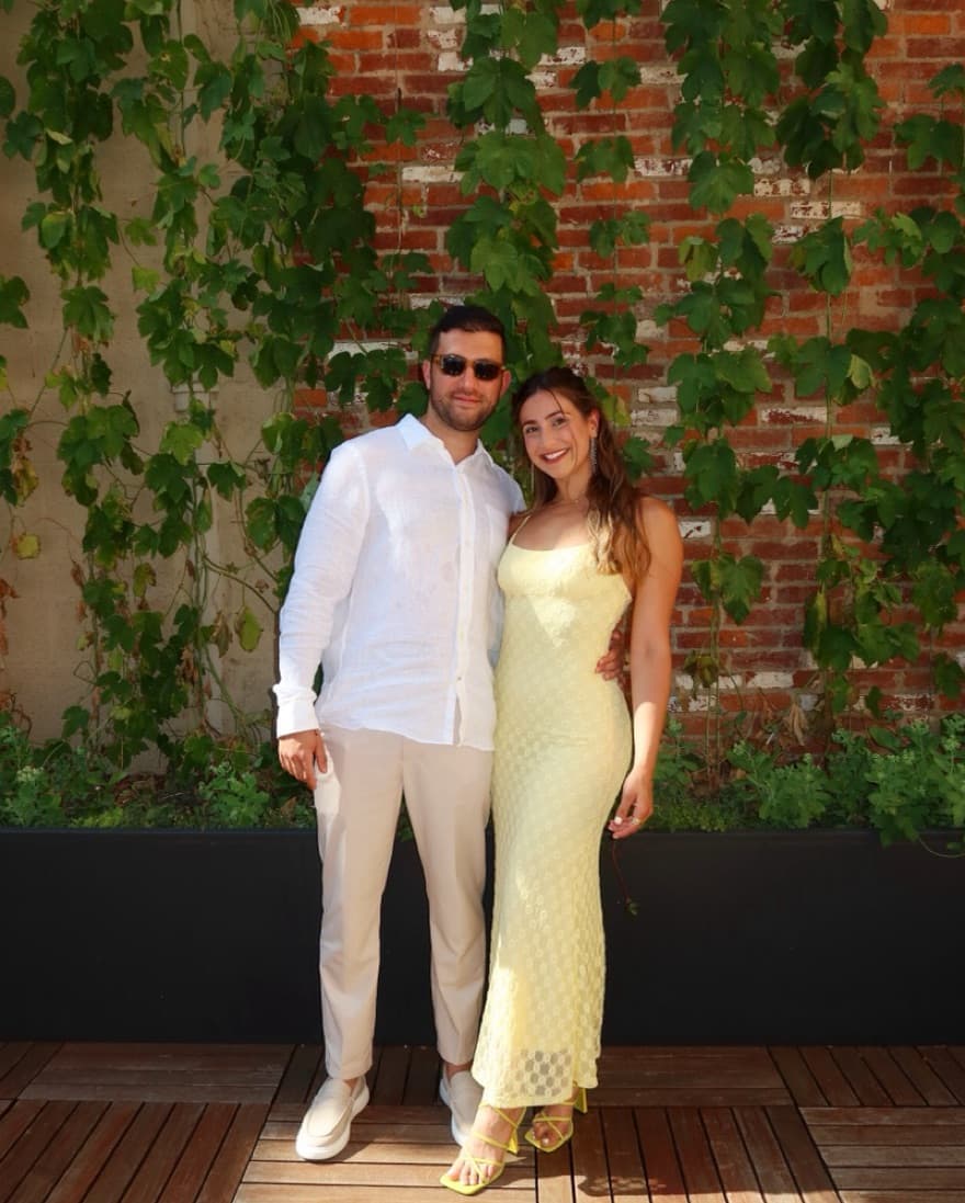 Bardot Yellow Dress - Image 1