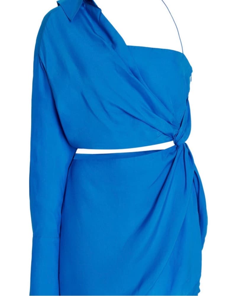 Gauge81 One Shoulder Silk Dress  - Image 4