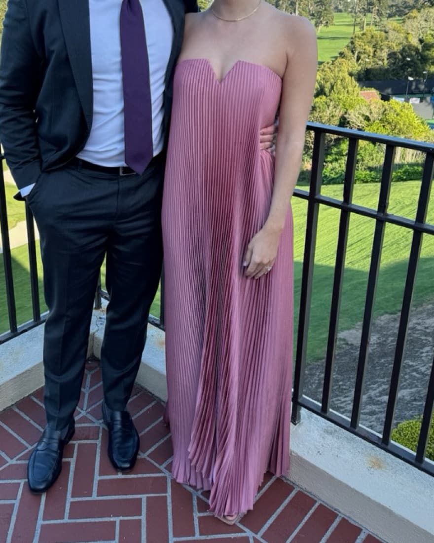 L’IDEE Black Tie Gown in Dusty Rose - Image 2
