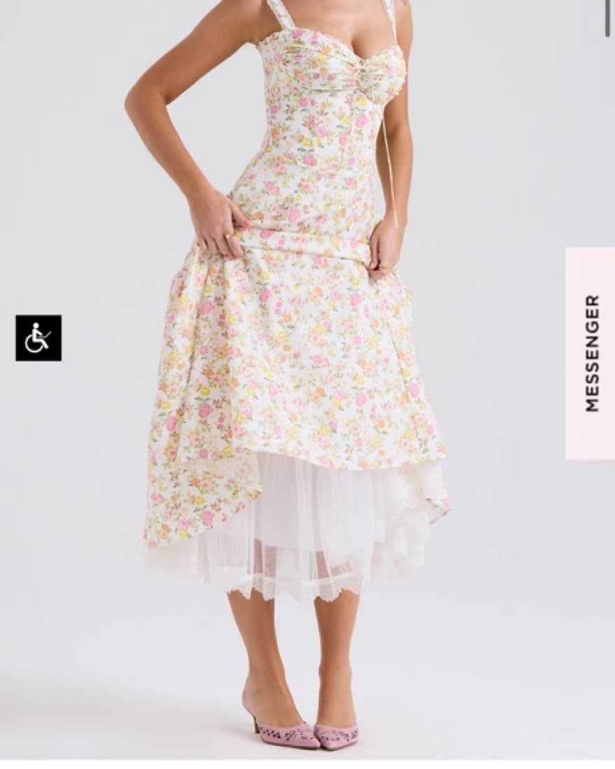 Rosalee House Of Cb Floral Dress - Image 1
