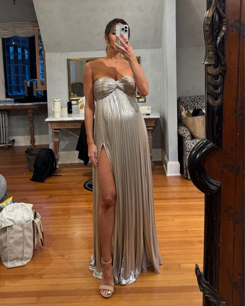 Retrofete Zoa Dress in Champagne - Image 5