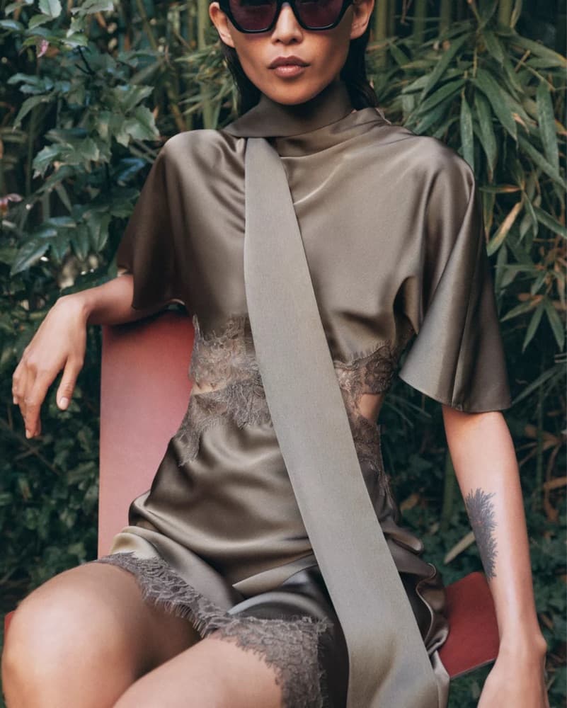 Zara Cutout Lace Dress - Image 2