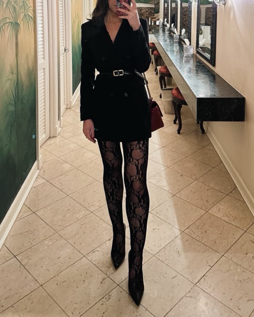 Black Suit Dress - Image 1