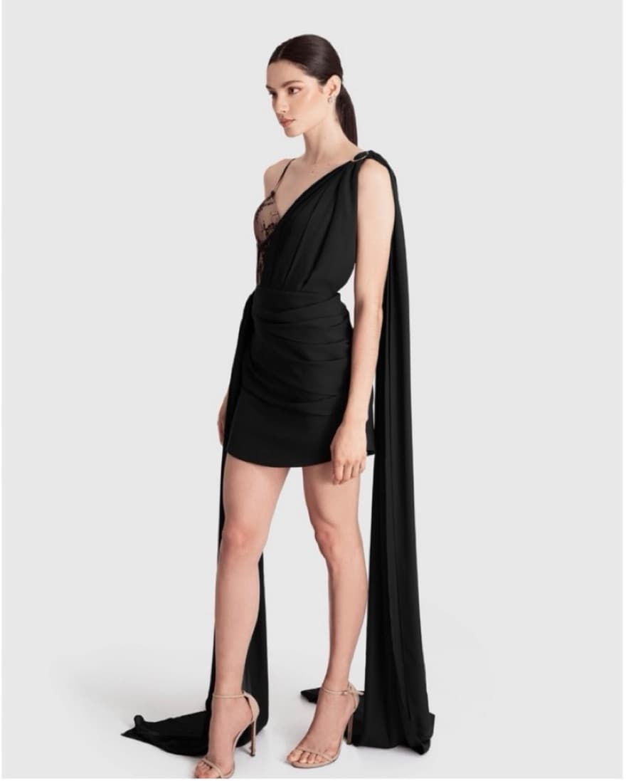 Luciana Balderrama Venus Black Dress - Image 1
