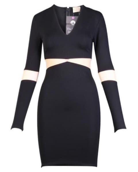 NWT Torn By Ronny Kobo Cut Out Body Con  - Image 2
