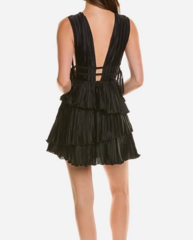 Rocco Sand Black Dress - Image 2
