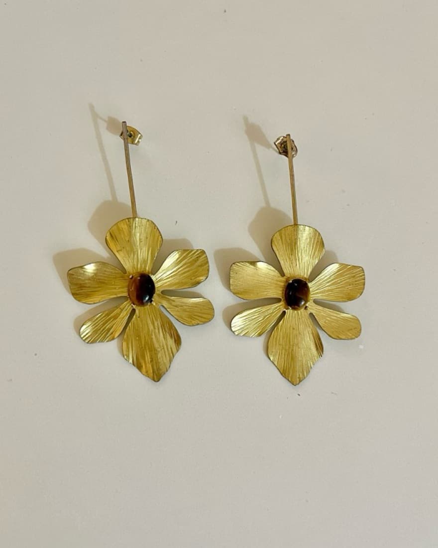 Anthropologie Flower Earring - Image 2