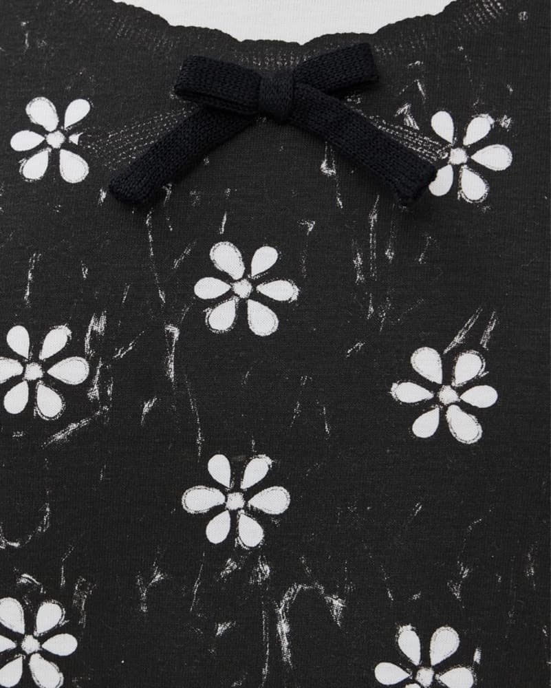 Trompe Loeil Eyelet Tee - Image 4