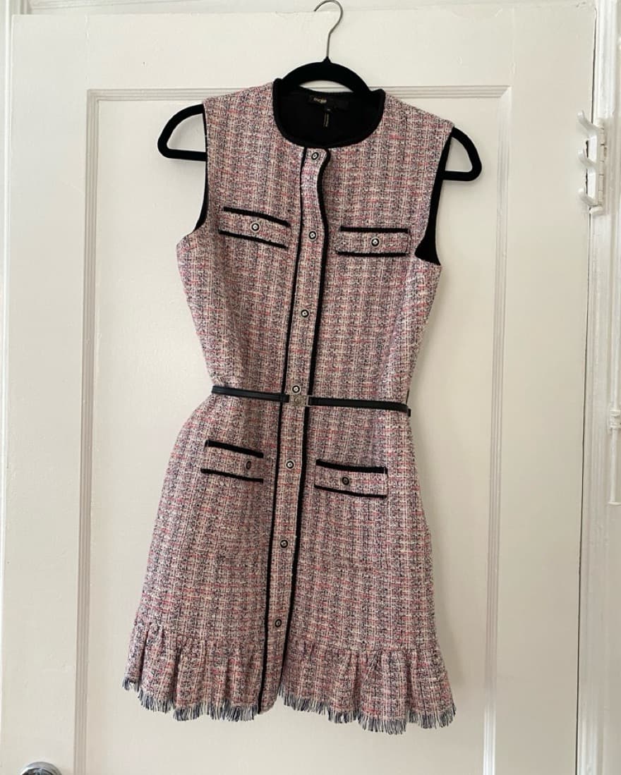 Maje Tweed Mini Dress  - Image 6