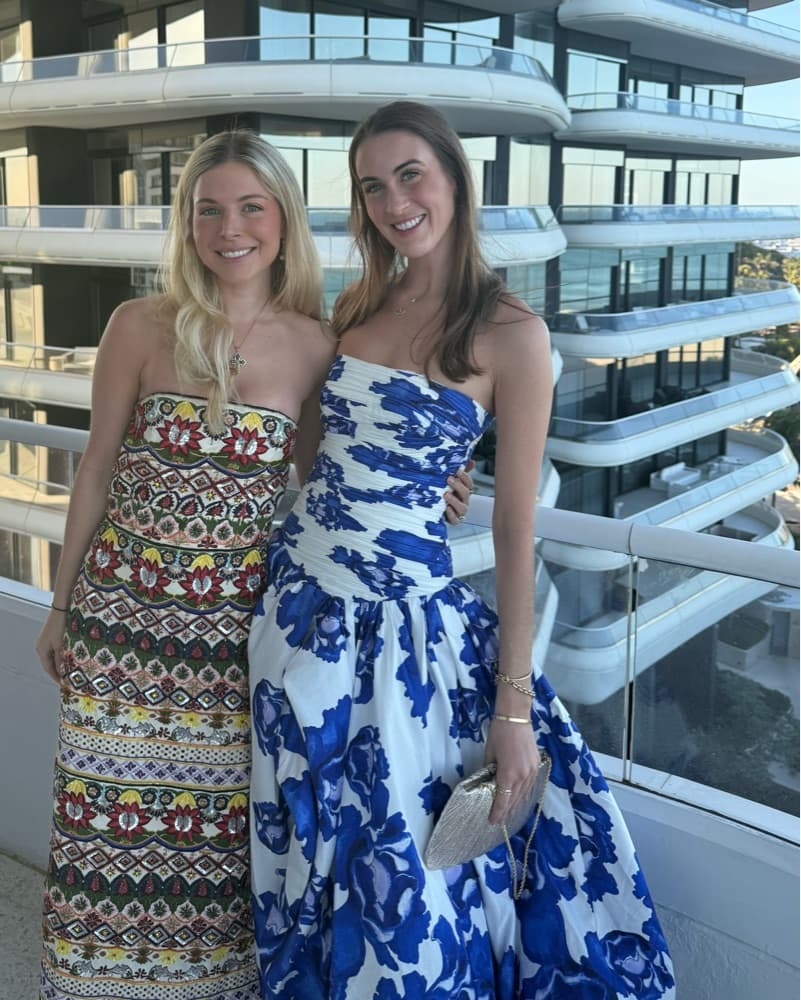 Aje Floral Print Strapless Dress - Image 3