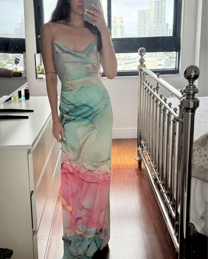 RETROFETE SILK DRESS - Image 1