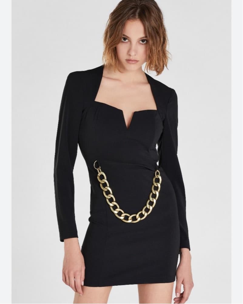 Patrizia Pepe Black Dress - Image 2