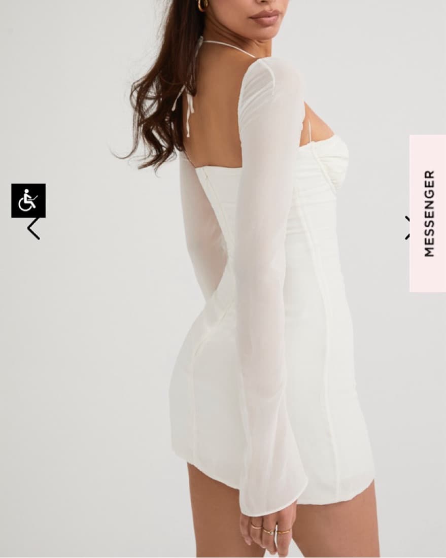 House Of CB Babydoll Halter Dress - Image 3