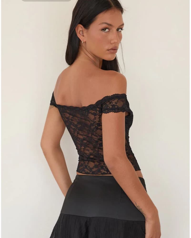 Motel Rocks Lace Top - Image 4