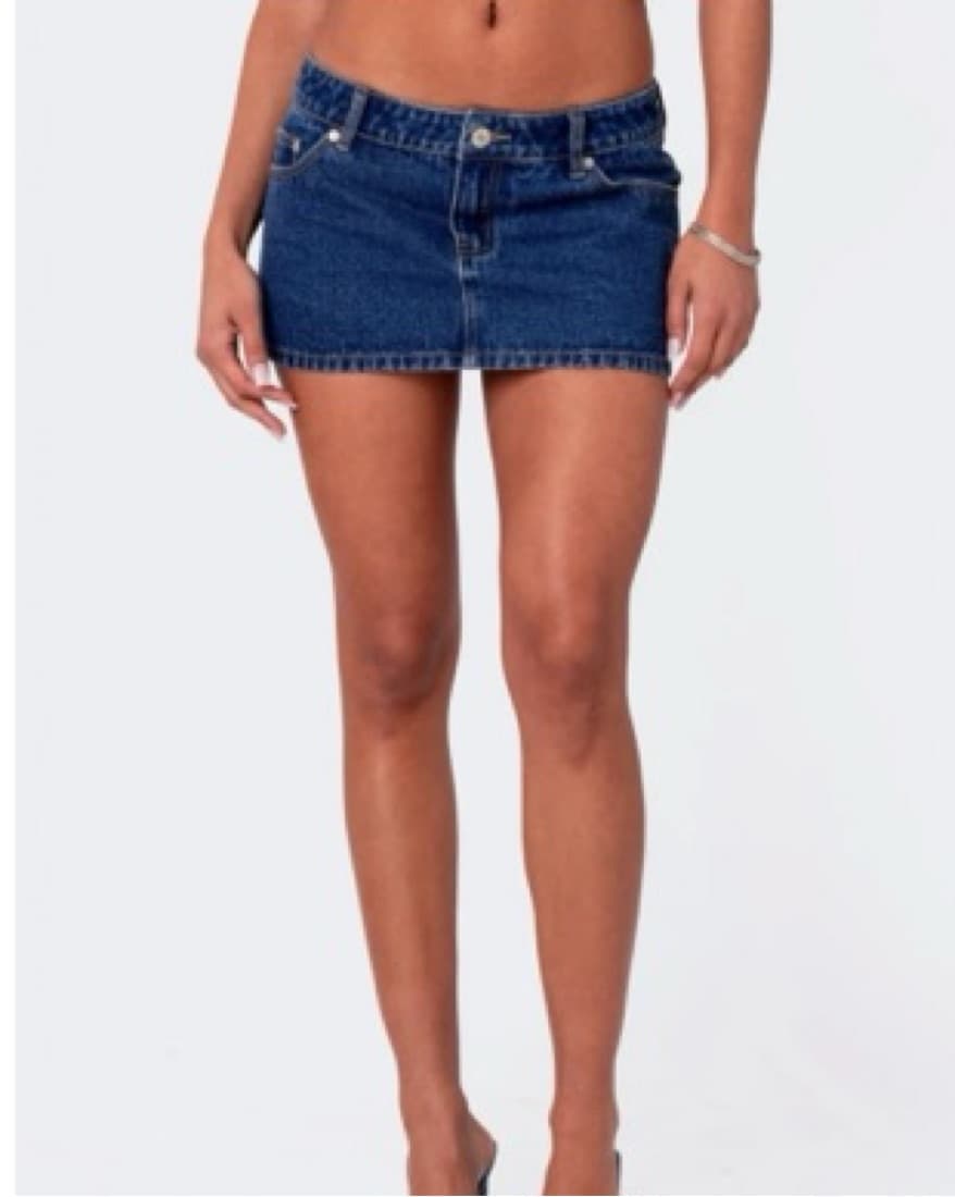 Lioness Moto Denim Jacket & Skirt Set - Image 4