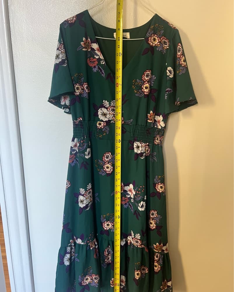 Vibrant Floral Midi Dress - Image 5