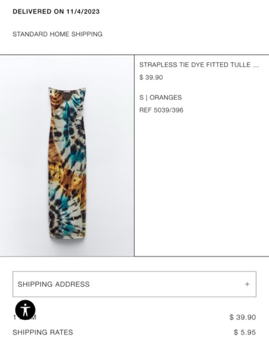 Zara Tie Dye Dress - Image 2