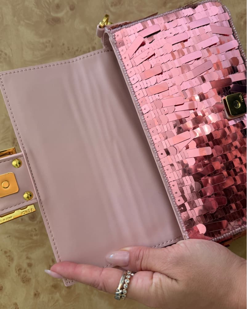 fedi Baguette Pink Sequin - Image 4