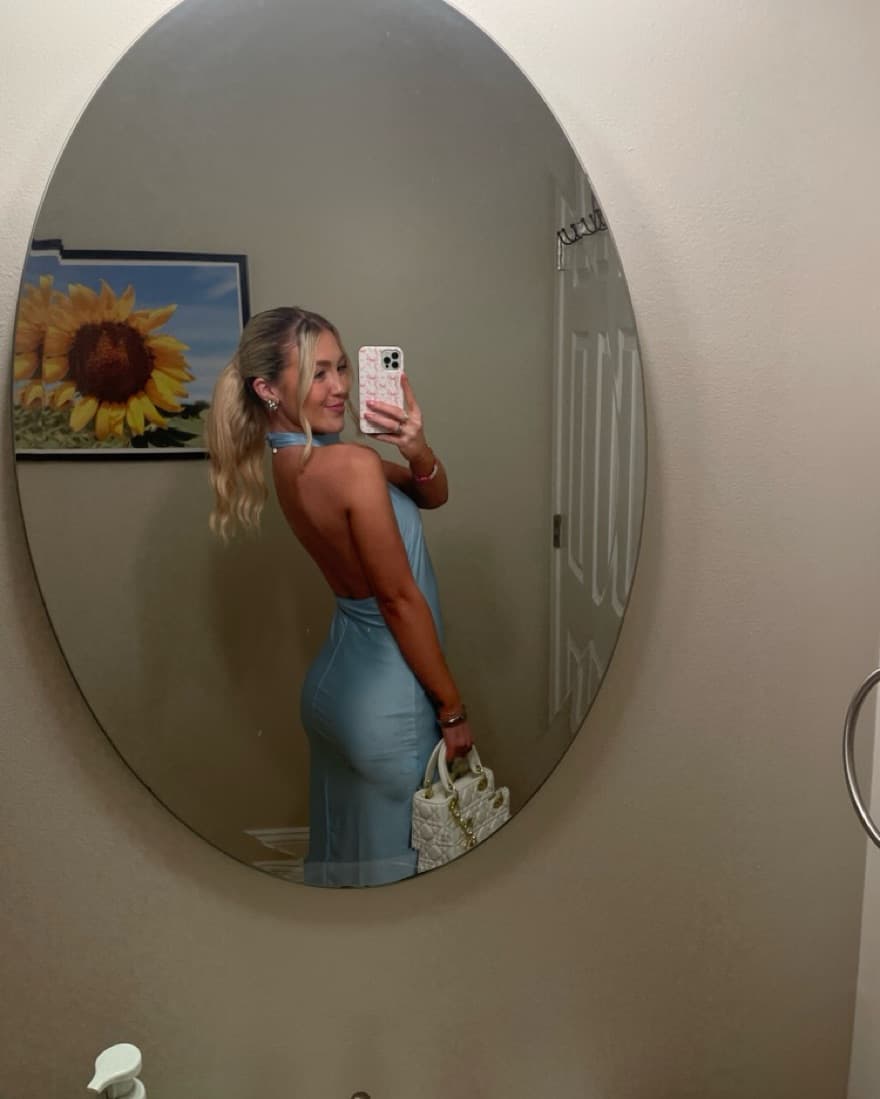 blue formal dress - Image 3