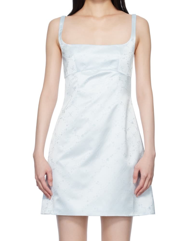 Sandy Liang Blue Melrose Minidress - Image 3