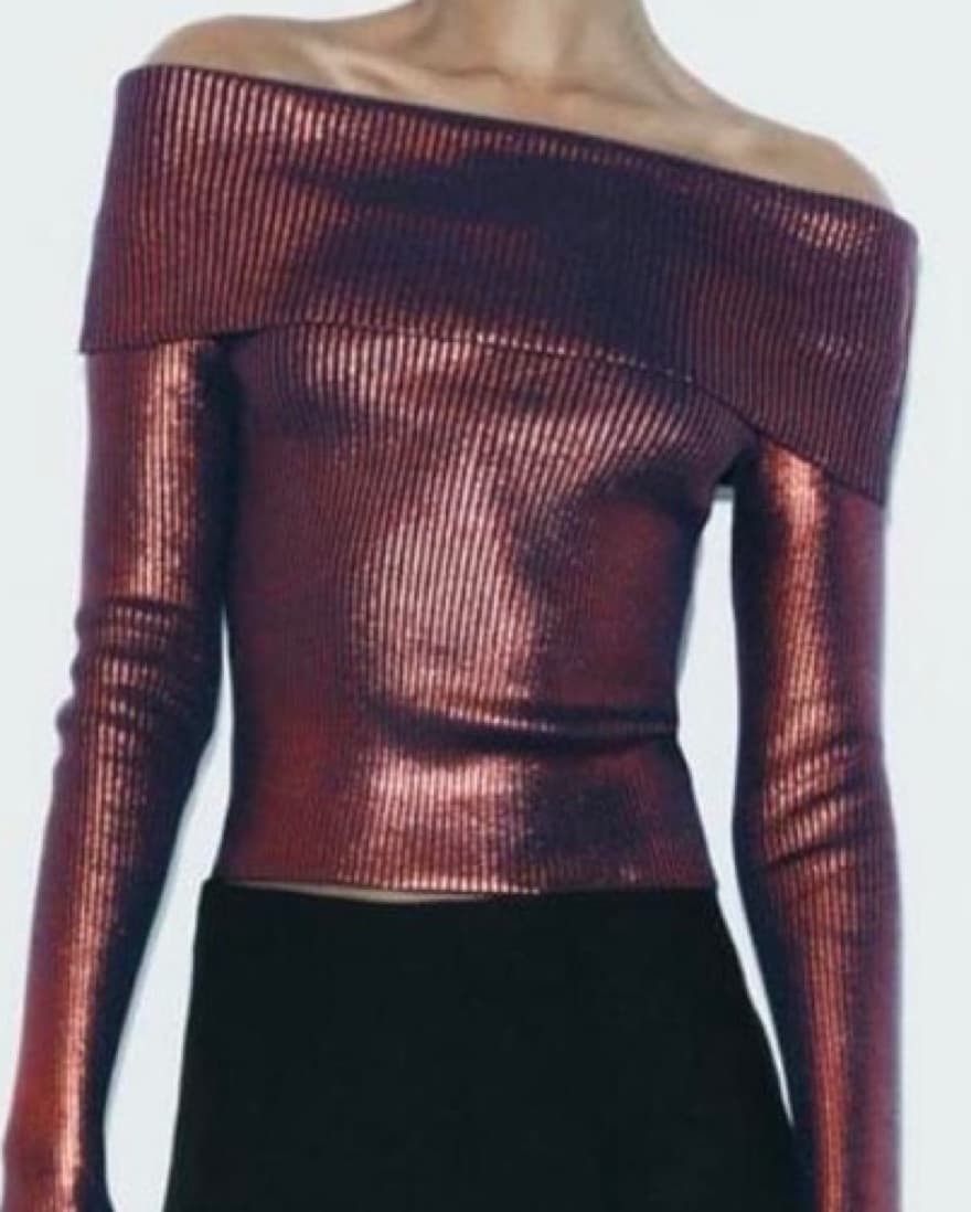RED FOIL SWEATER ❤️❤️ - Image 1