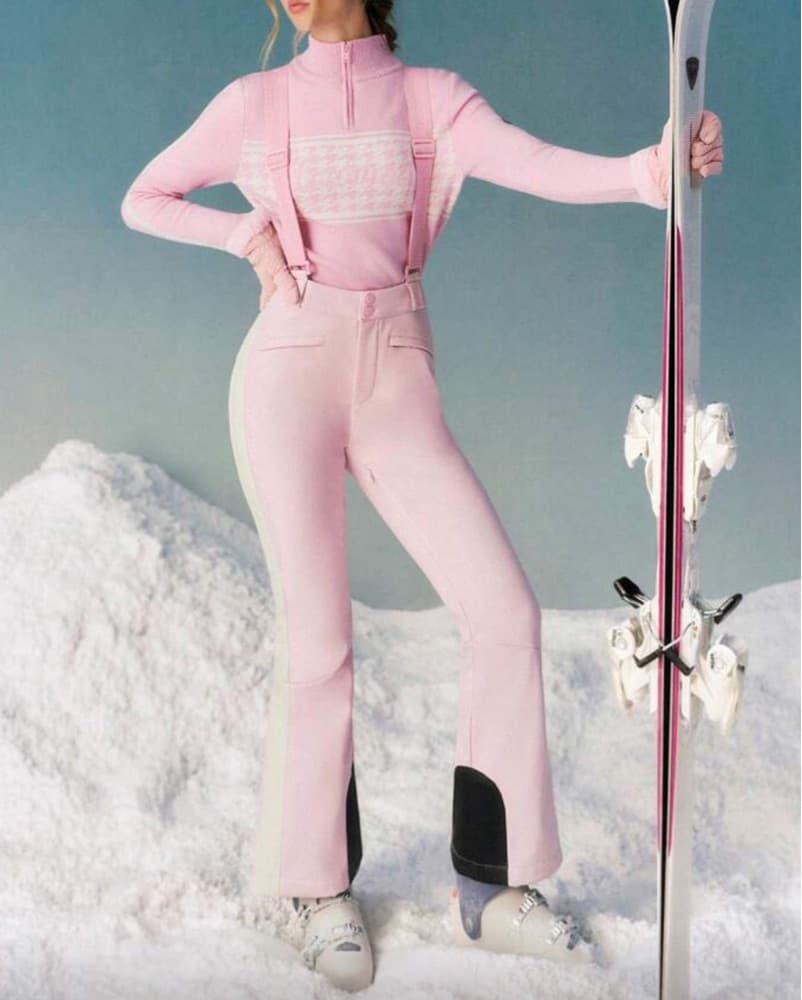 Plush Powder Pink Ski Set - Image 4