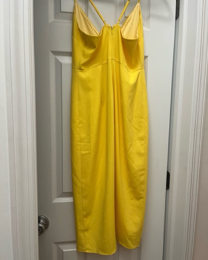 Lovers and Friends Yellow Midi Dress  - Image 2