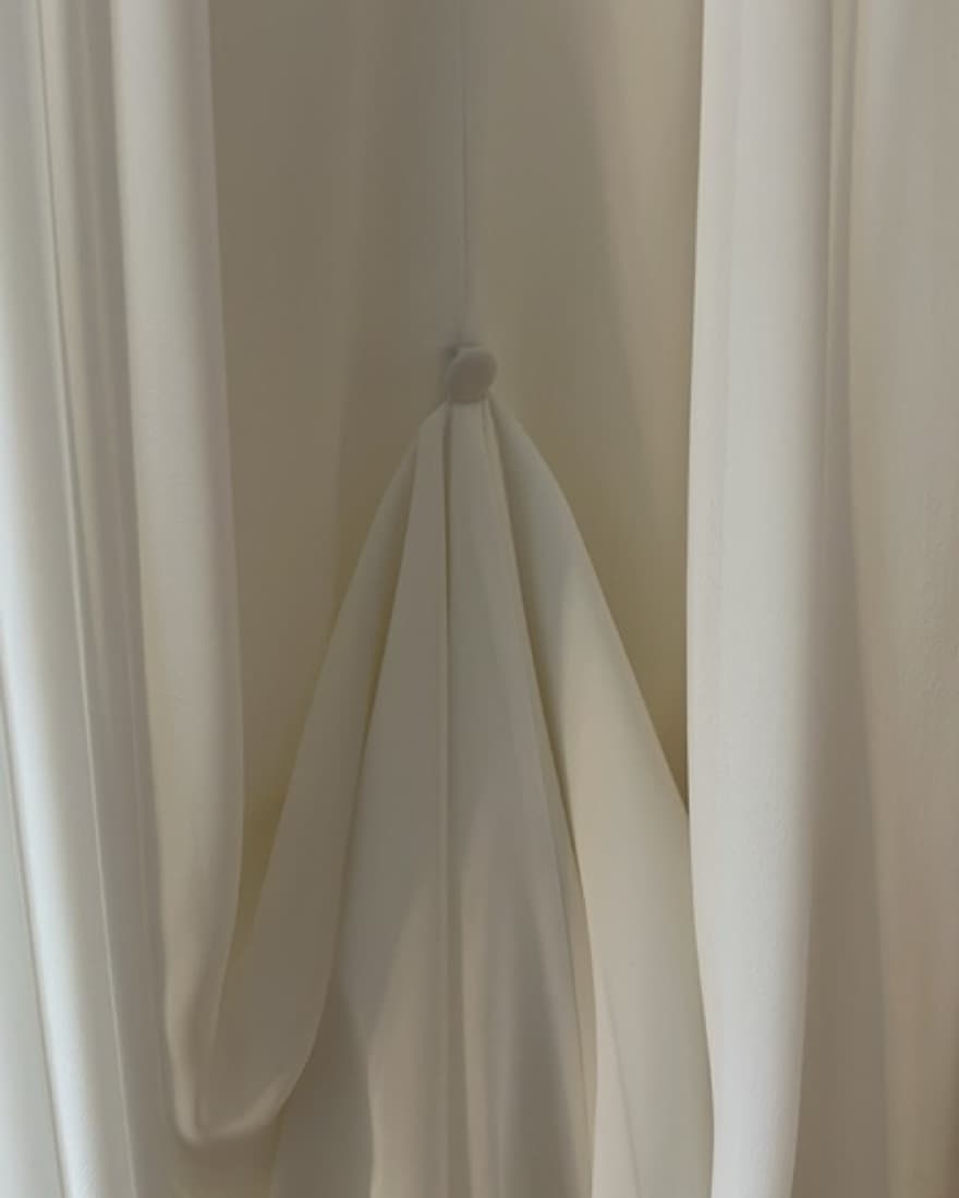 Terani Couture White Beaded Sequines - Image 5