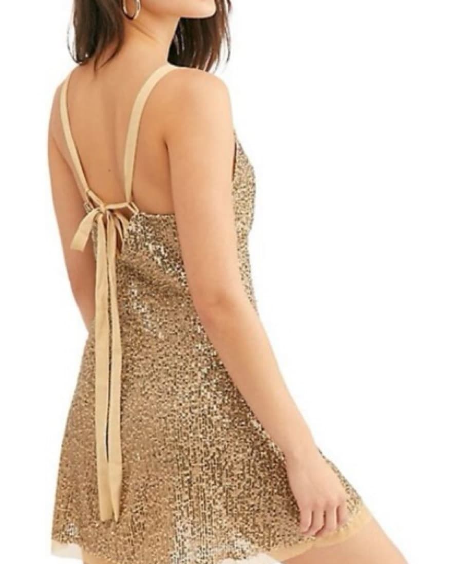 Free People Gold Rush Dress  - Image 2