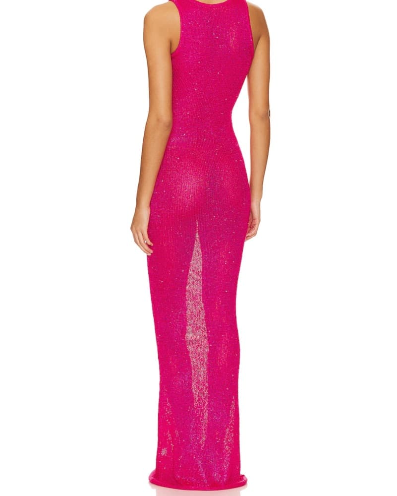 Asta Resort Natalia Dress in Fuschia - Image 3