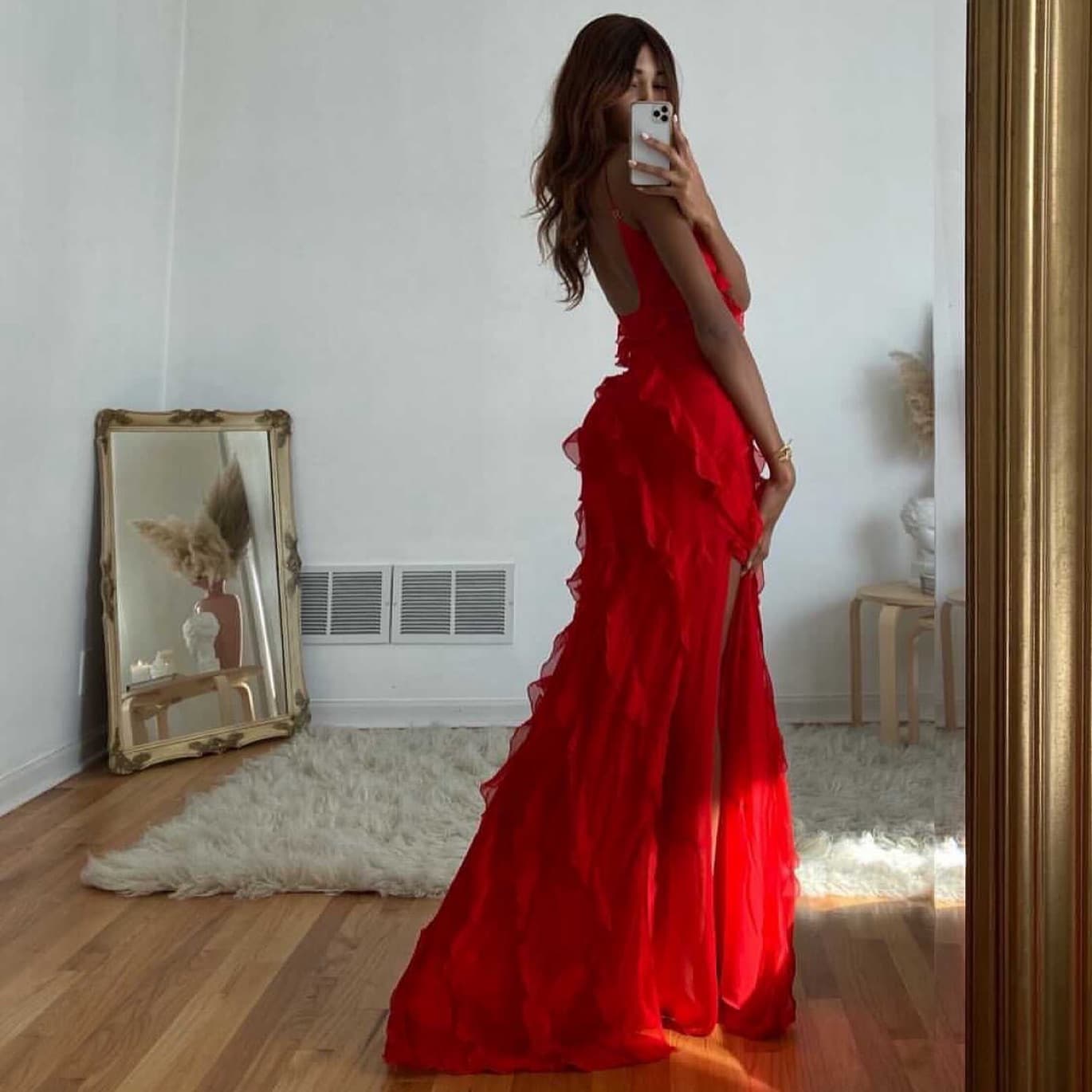 Red Gown rat and boa - Image 3