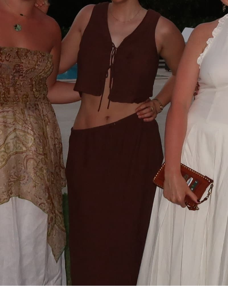 Brown Skirt Set - Image 1