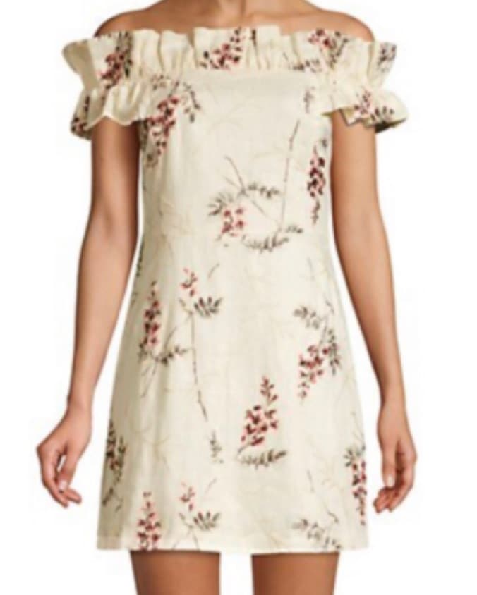 Rebecca Taylor Linen Mini Dress - Image 1