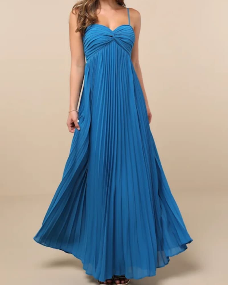 Blue Lulus Formal Dress - Image 1