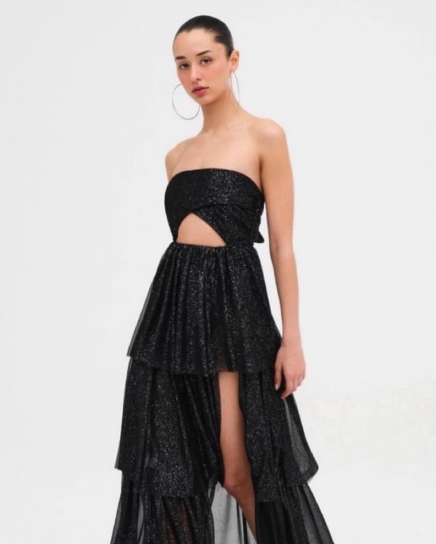 Black For Love And Lemons Gown - Image 1